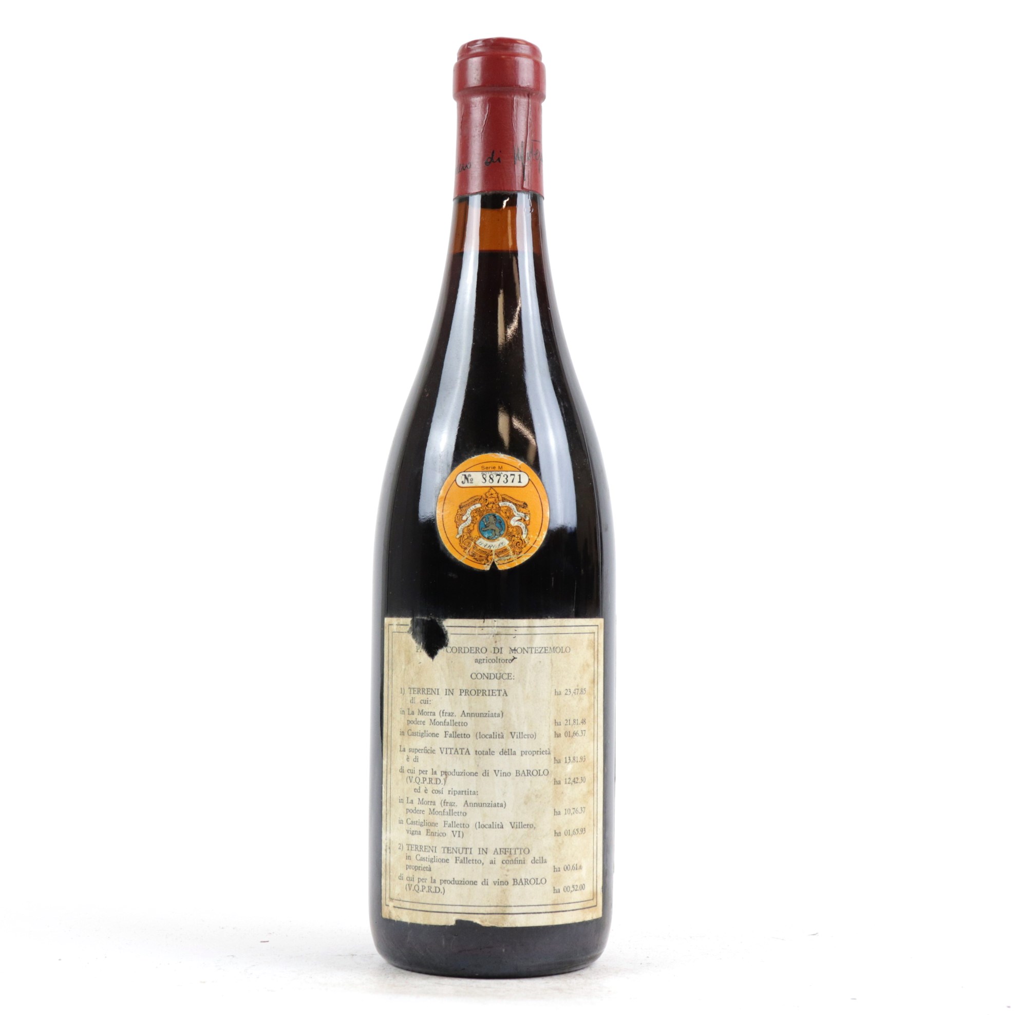 P Cordero Di Montezemolo 1975 Barolo Wine Auctioneer