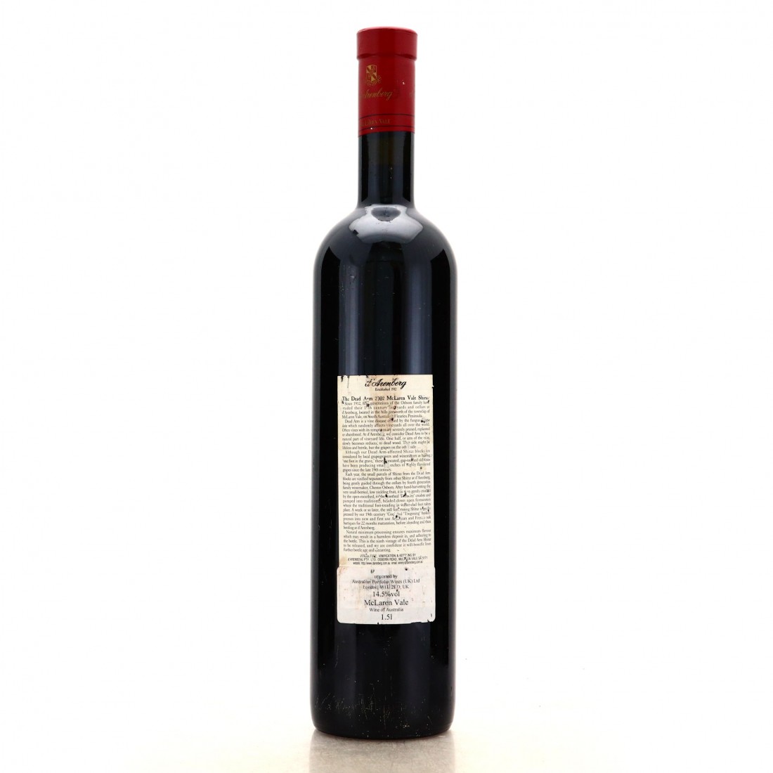 D'Arenberg Dead Arm Shiraz 2002 McLaren Vale 150cl Wine Auctioneer