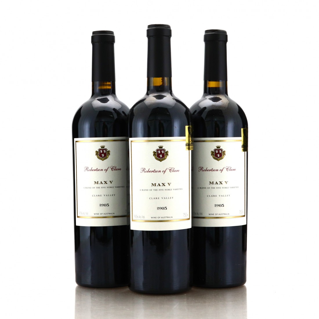 Robertson of Clare Max V 2005 Clare Valley 3x75cl Wine Auctioneer