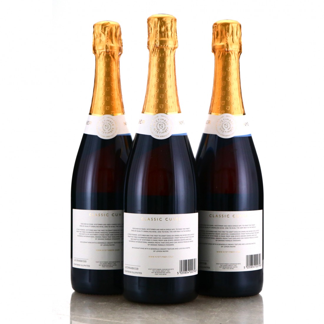 Nyetimber Classic Cuvee Brut NV English Sparkling 3x75cl Wine Auctioneer