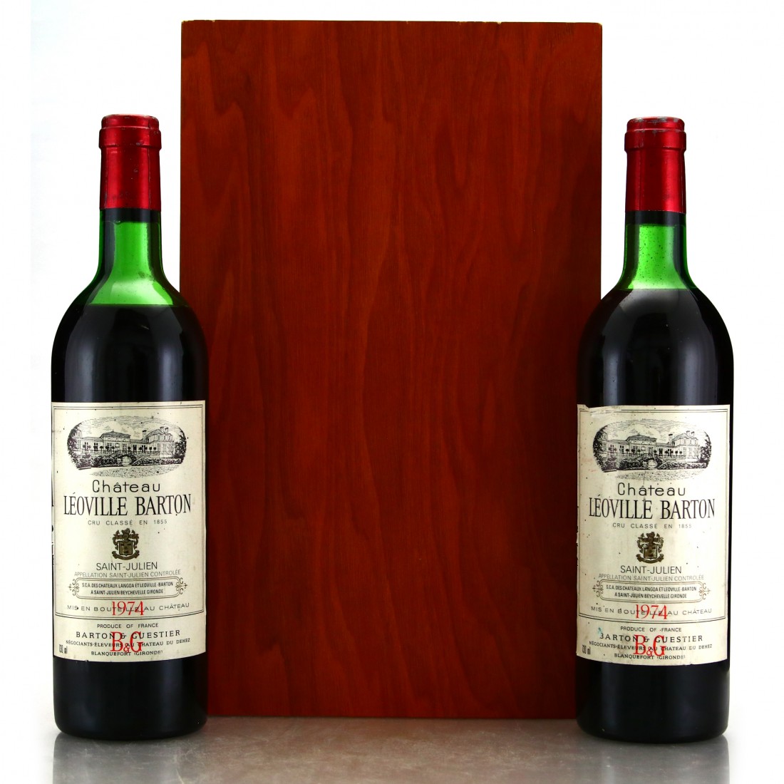 Ch. Leoville Barton 1974 StJulien 2emeCru 2x73cl / Barton & Guestier