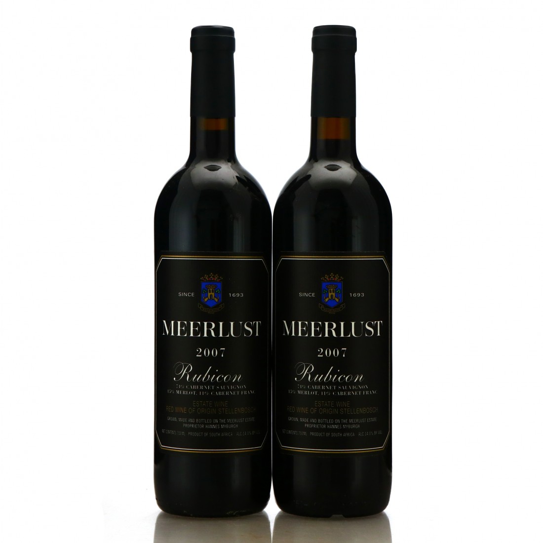 Meerlust Rubicon 2007 Stellenbosch 2x75cl Wine Auctioneer