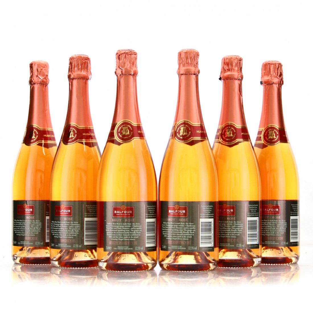 Hush Heath Balfour Brut Rose 2006 Vintage English Sparkling 6x75cl