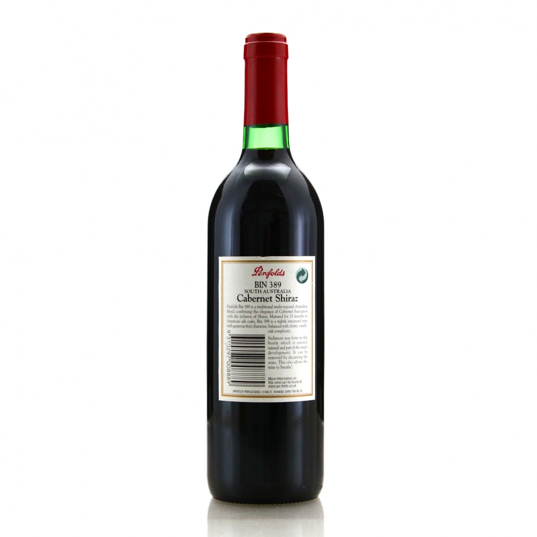 Penfolds Bin 389 1997 South Australia Wine Auctioneer