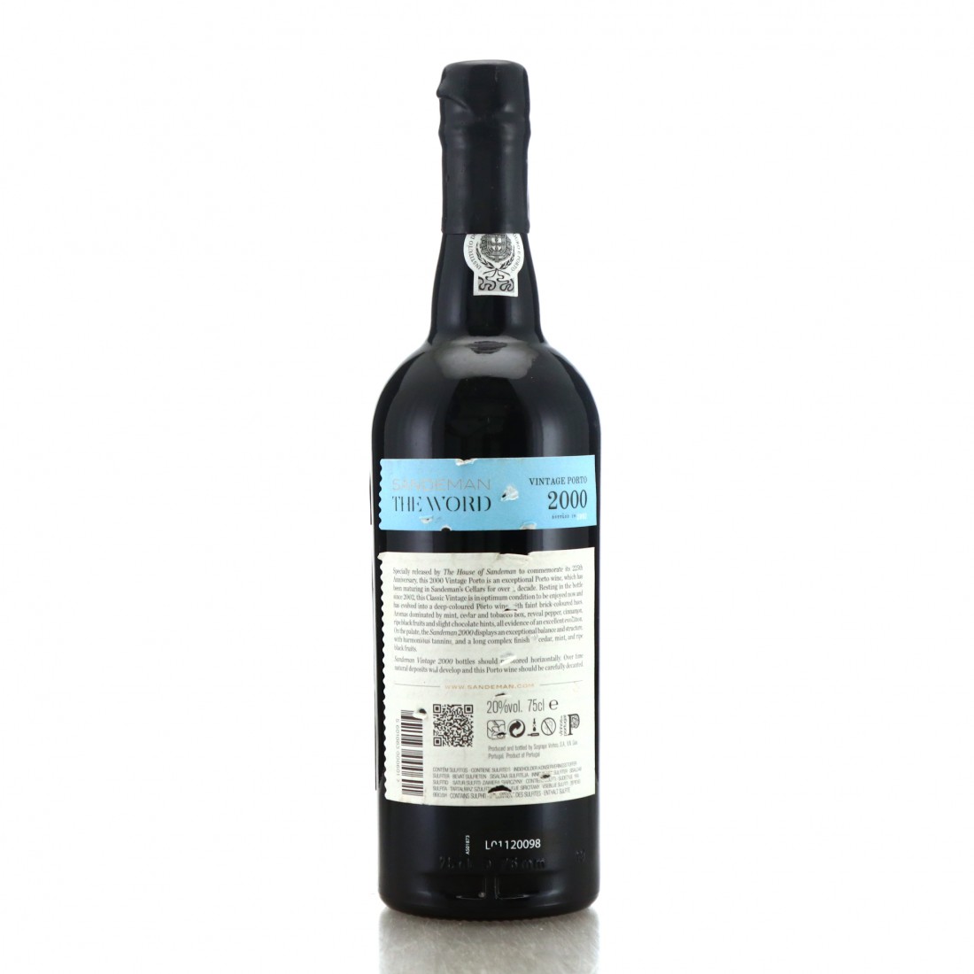 Sandeman The Word 2000 Vintage Port / 225th Anniversary Wine Auctioneer