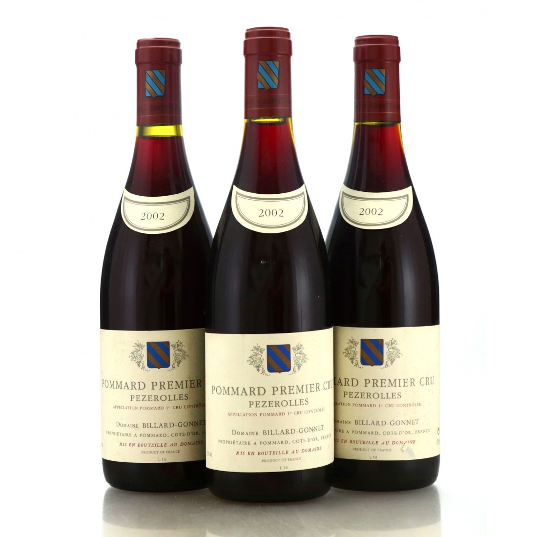 Dom. Les Pezerolles 2002 Pommard 1er Cru 3x75cl Wine