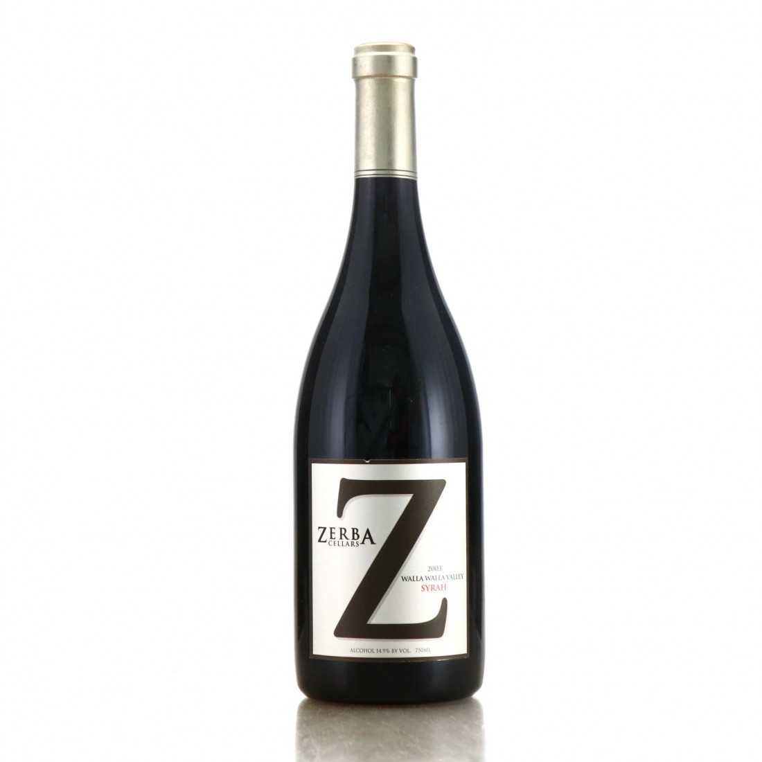 Zerba Cellars Syrah 2003 Walla Walla Valley Wine Auctioneer
