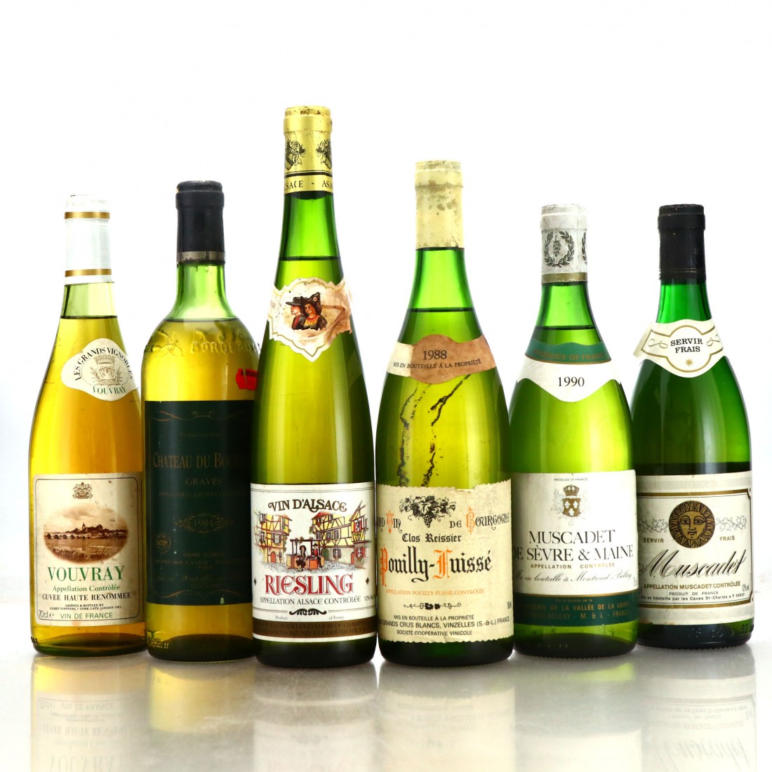 Assorted French White Wine 6x75cl Wine Auctioneer