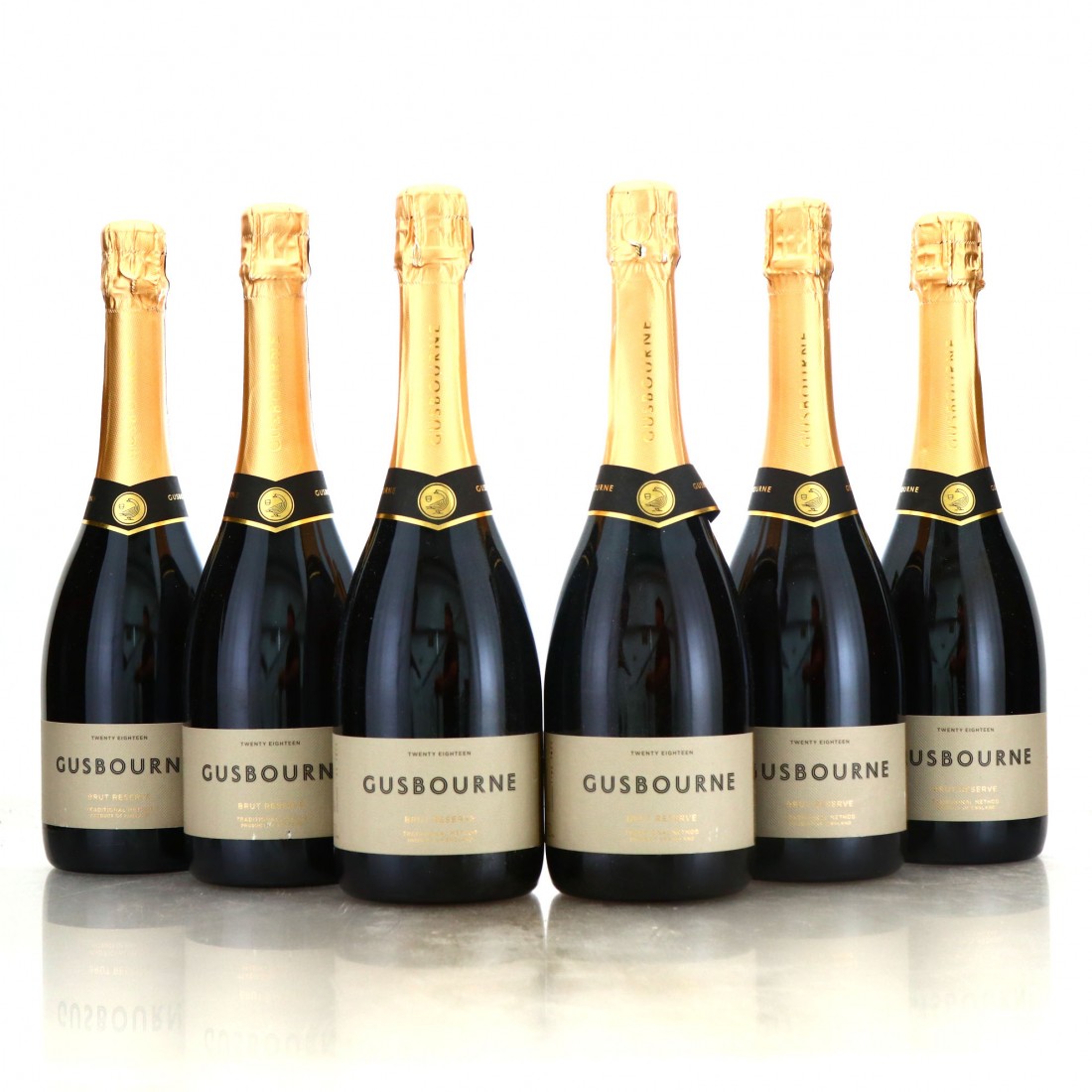 Gusbourne Brut Reserve 2018 English Sparkling 6x75cl Wine Auctioneer
