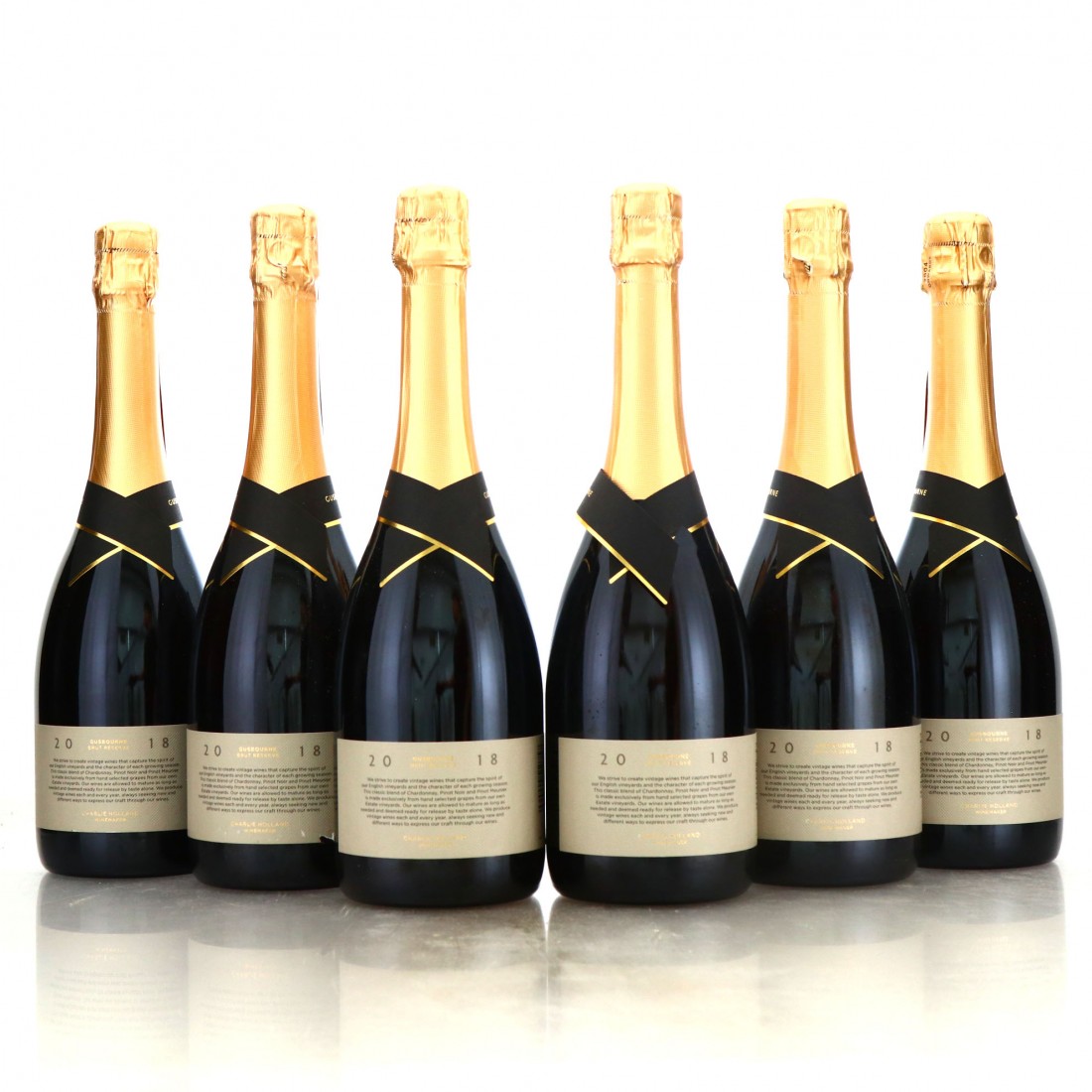 Gusbourne Brut Reserve 2018 English Sparkling 6x75cl Wine Auctioneer