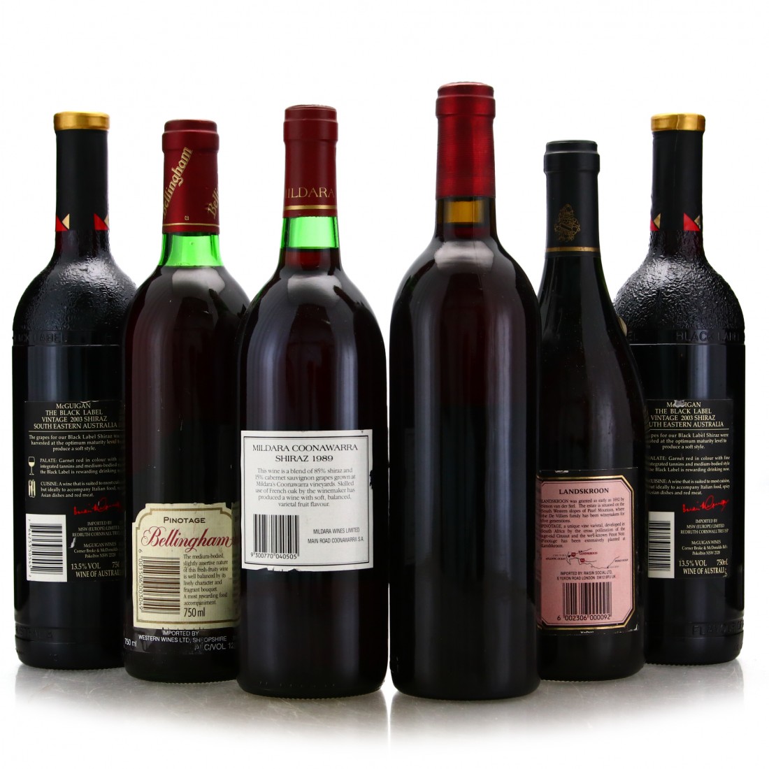 Assorted Red Wines 6x75cl Wine Auctioneer