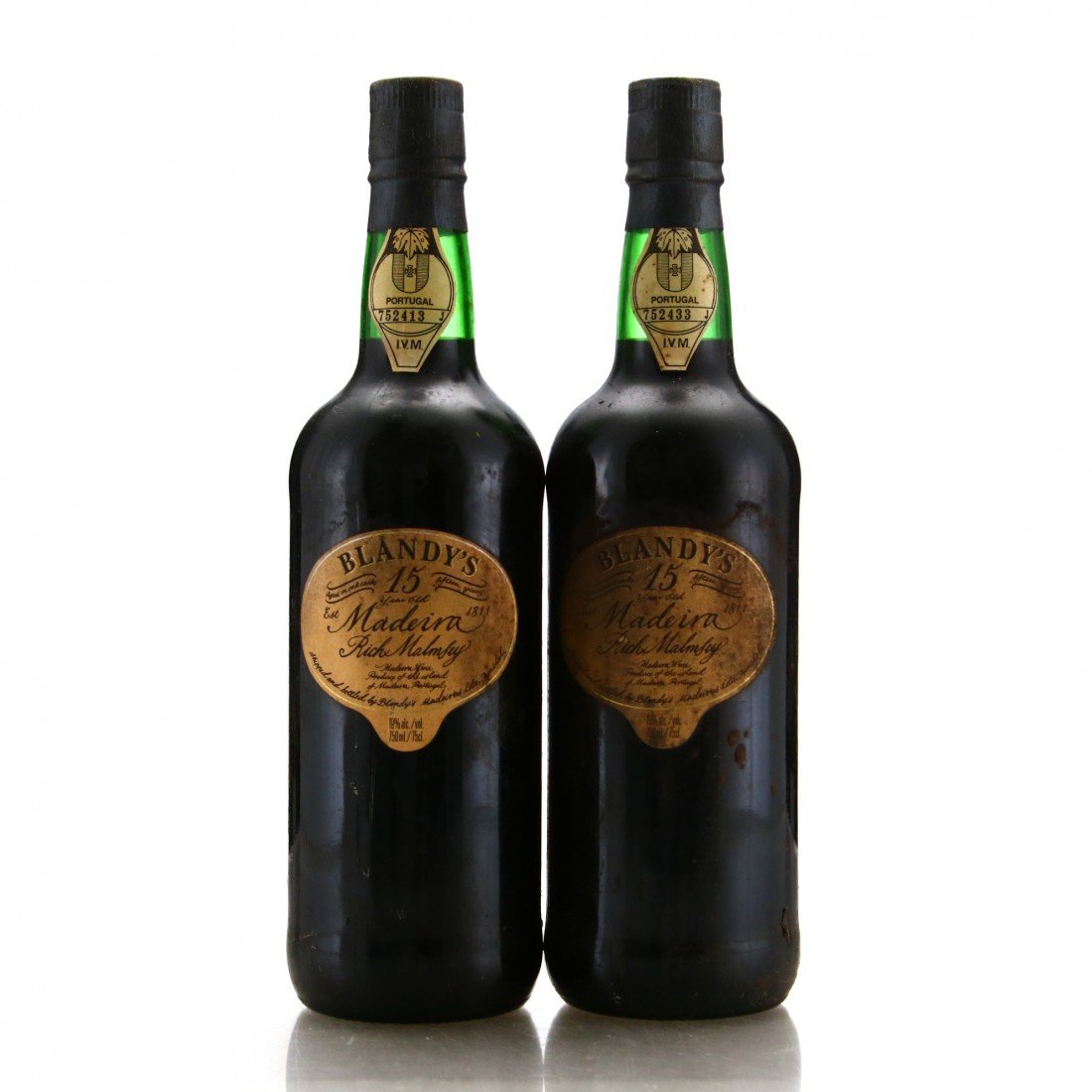 Blandy's Rich Malmsey 15 Year Old Madeira 2x75cl Wine Auctioneer