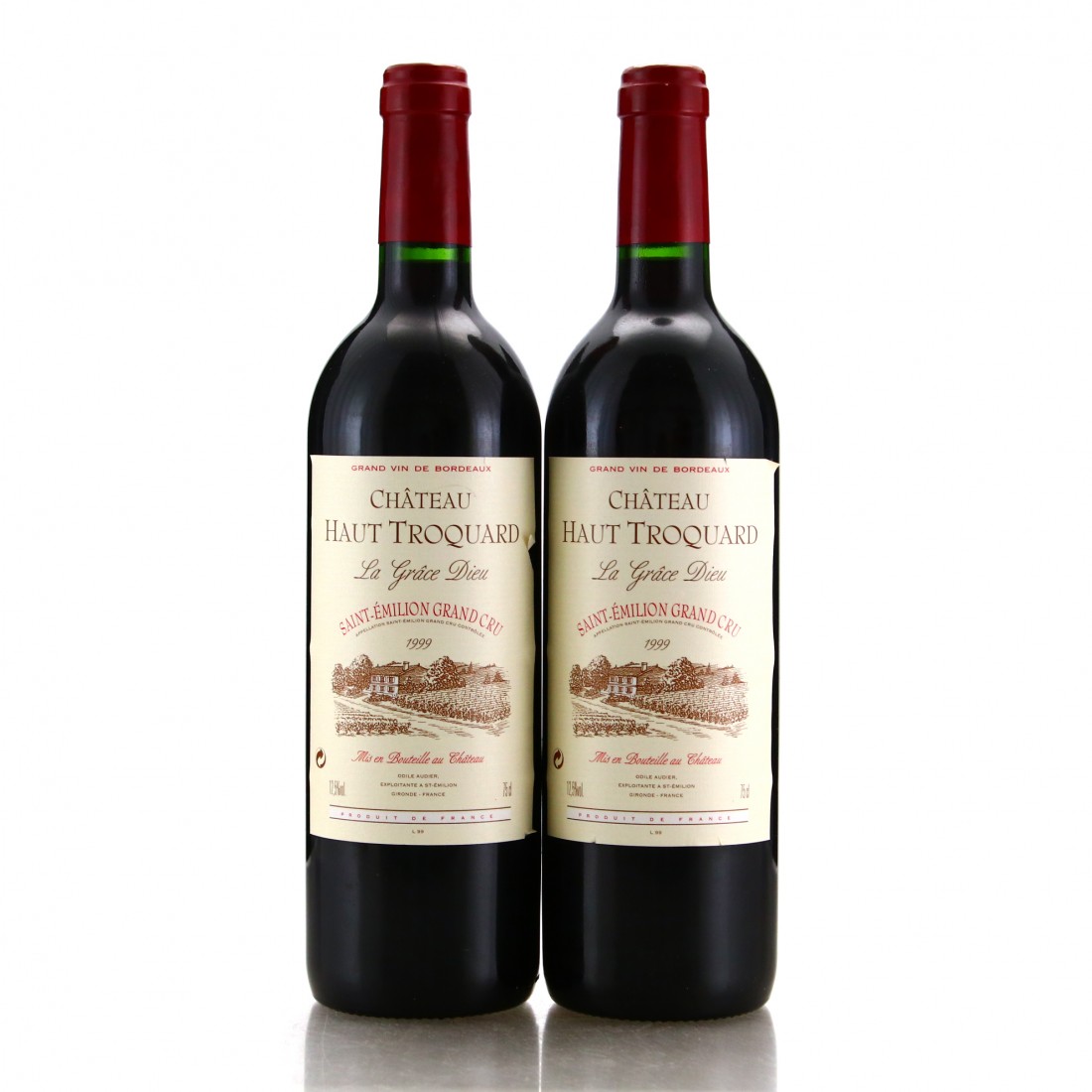 Ch. Haut Troquart La Grace Dieu 1999 StEmilion GrandCru 2x75cl Wine Auctioneer