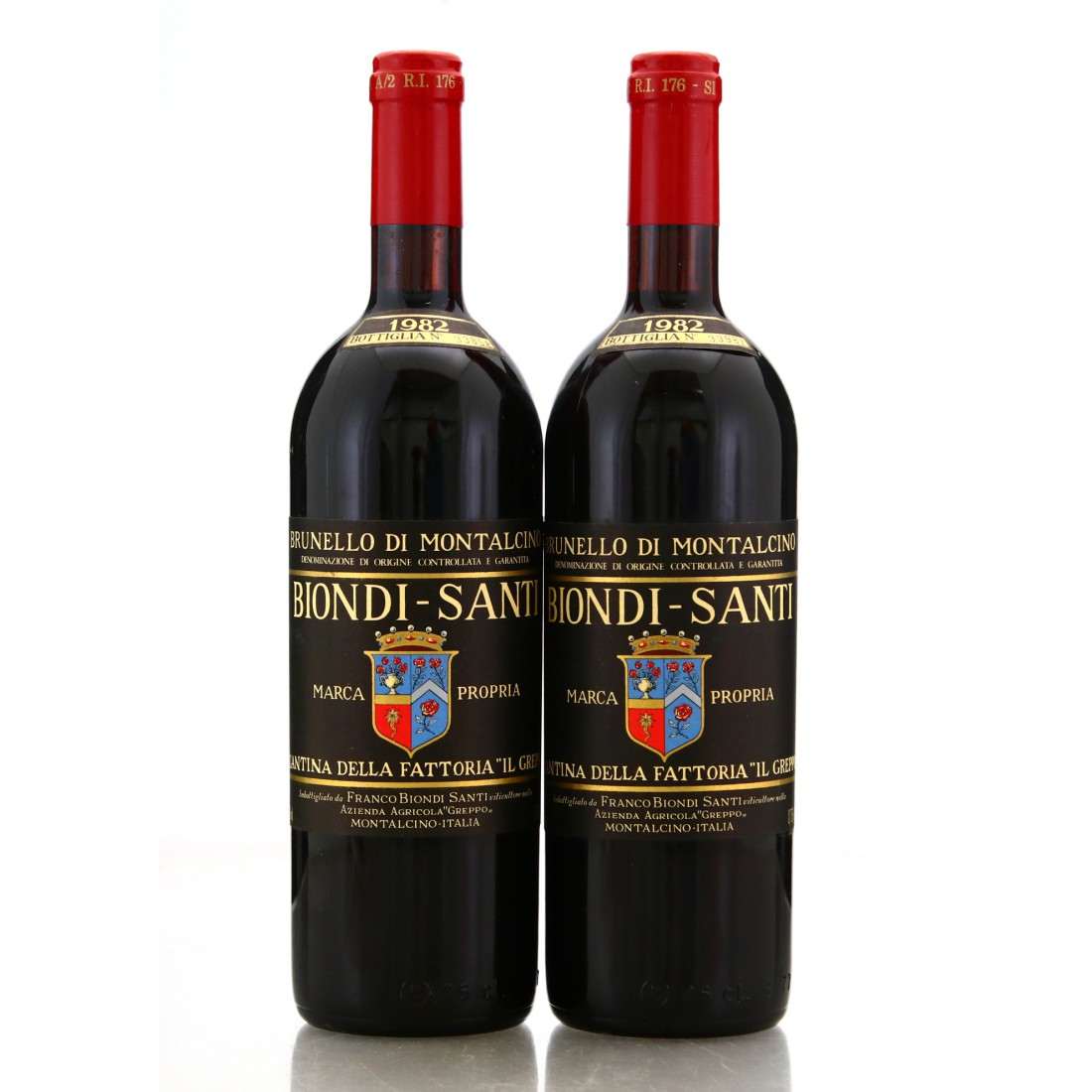 BiondiSanti 1982 Brunello di Montalcino 2x75cl Wine Auctioneer