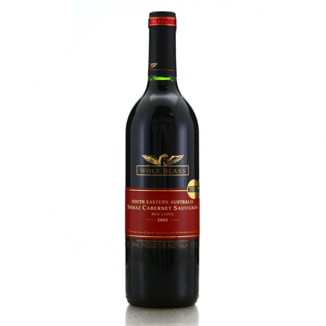 Wolf Blass Red Label Shiraz Sauvignon 2002 Australia Wine