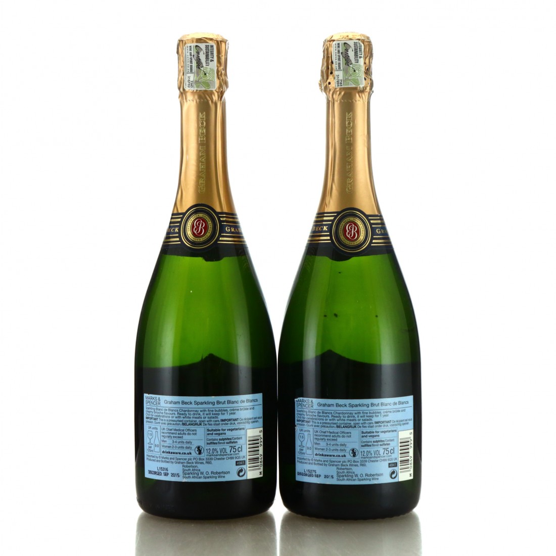 Graham Beck The Rhona BlancdeBlancs Sparkling Wine 2010 South Africa