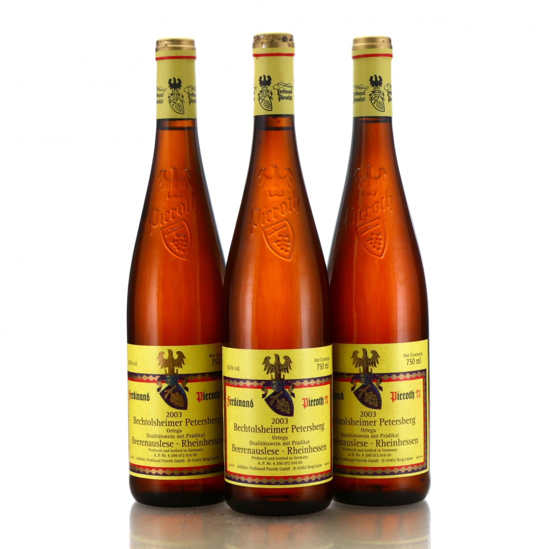 Pieroth Bechtolsheimer Petersberg Beerenauslese Ortega 2003 Rheinhessen