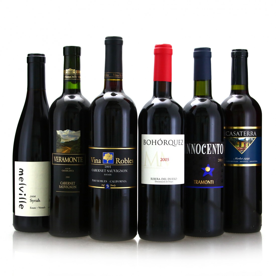 Assorted Red Wines 6x75cl Wine Auctioneer
