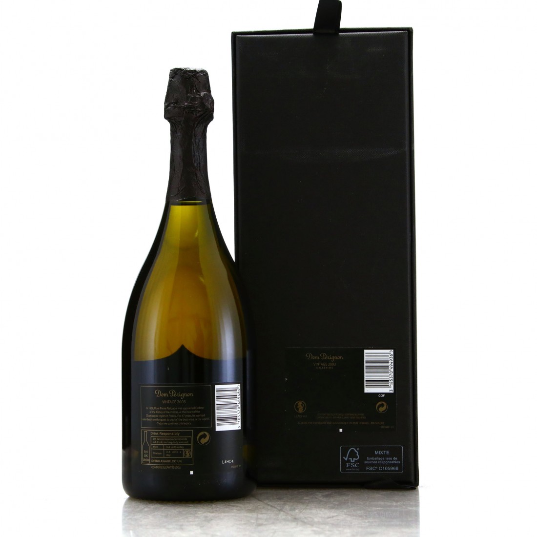 Dom Perignon 2003 Vintage Champagne Wine Auctioneer