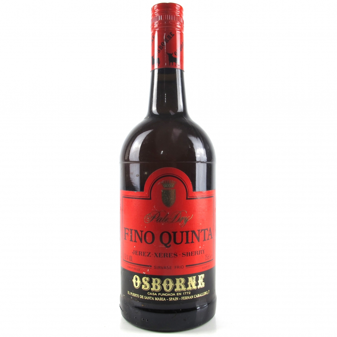 Osborne Pale Dry Fino Sherry Wine Auctioneer