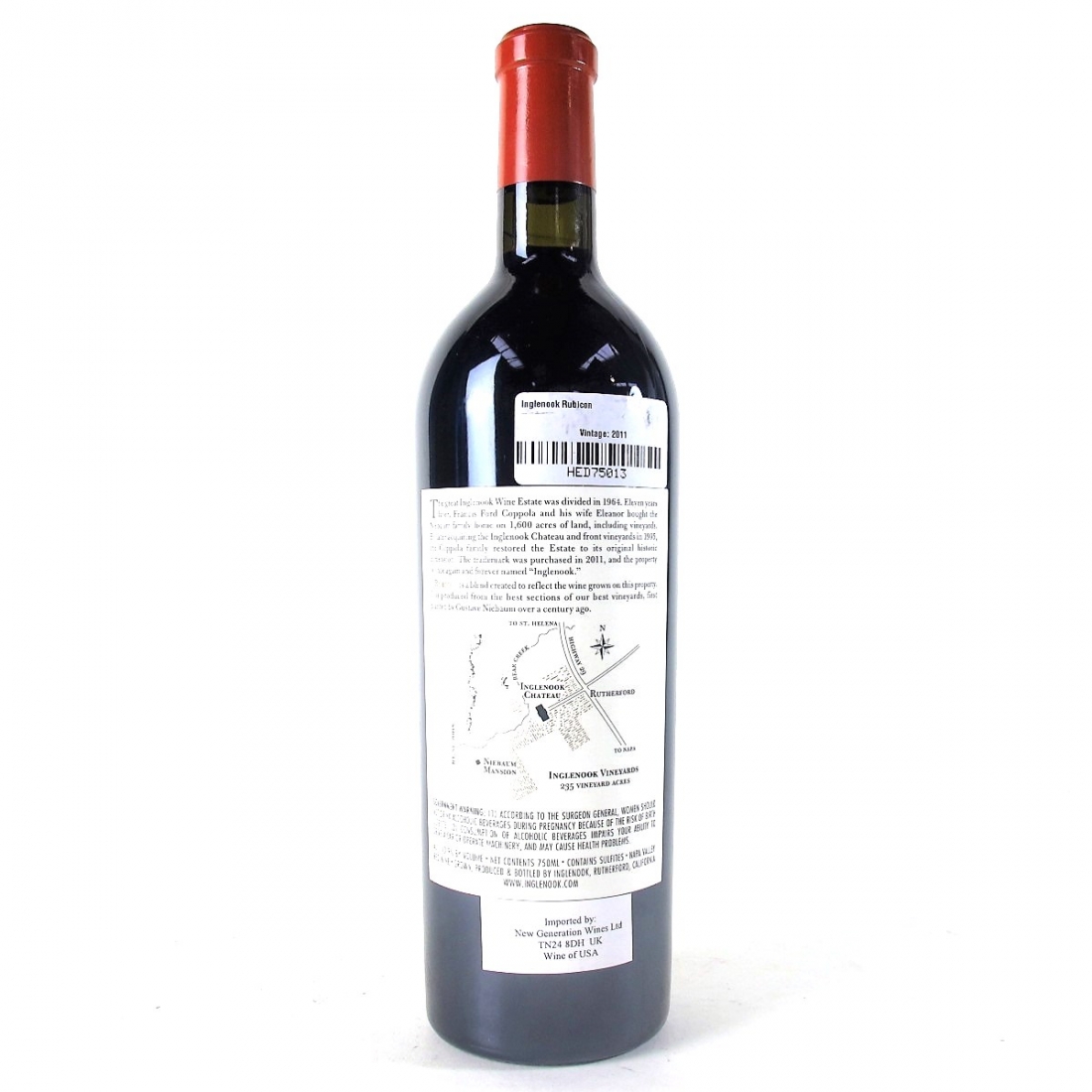 Inglenook "Rubicon" 2011 Napa Wine Auctioneer