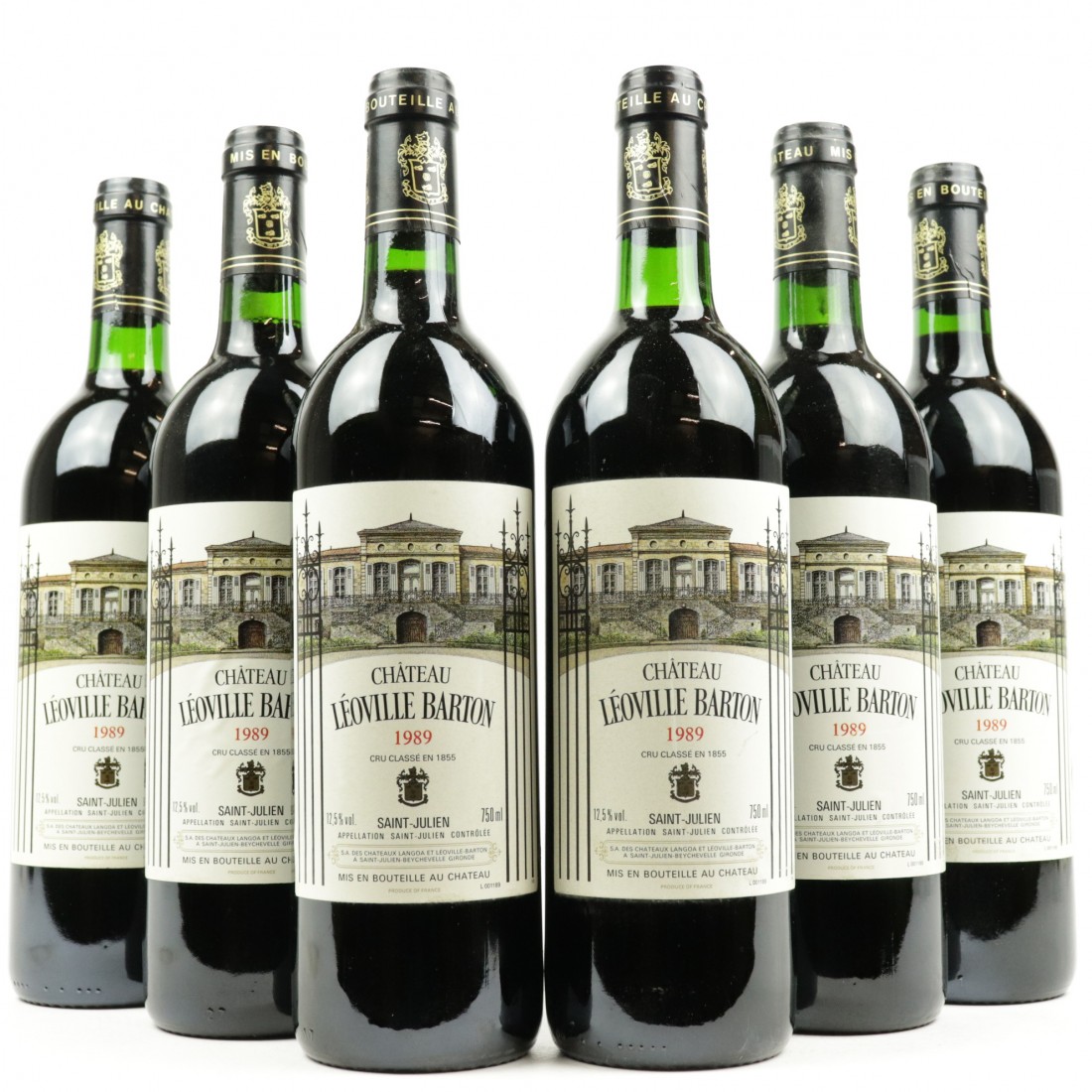 Ch. Leoville Barton 1989 StJulien 2emeCru 6x75cl Wine Auctioneer