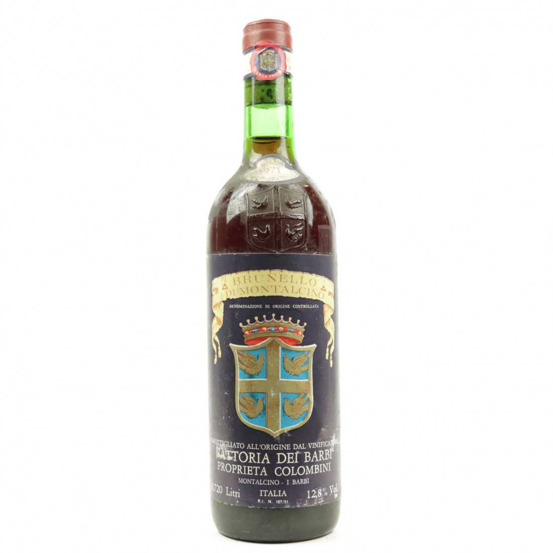 Fattoria Dei Barbi 1971 Brunello Di Montalcino Riserva Wine Auctioneer