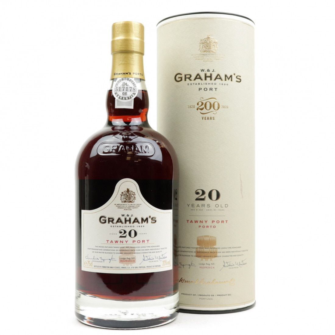 Graham's 20 Year Old Tawny Port Wine Auctioneer