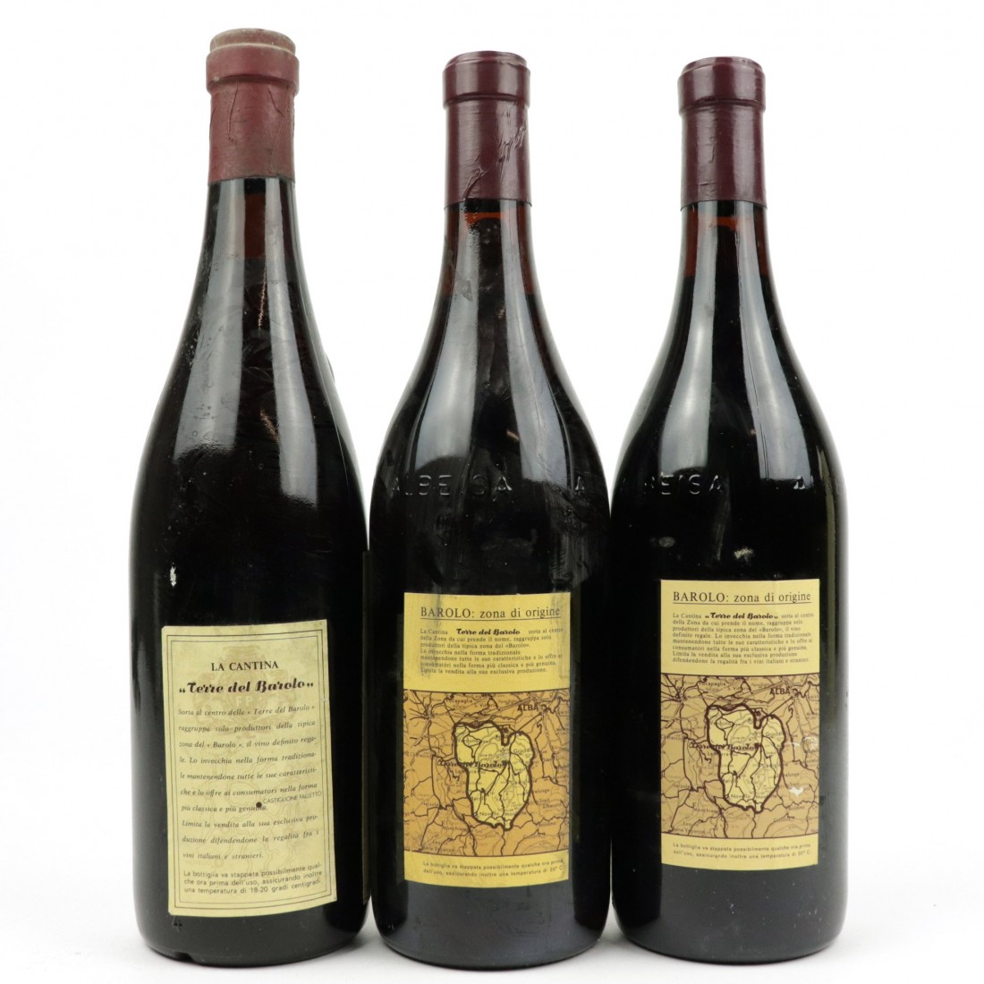 Terre Del Barolo 1964, 1967 & 1971 Barolo Riserva Speciale / 3 Bottles Wine Auctioneer