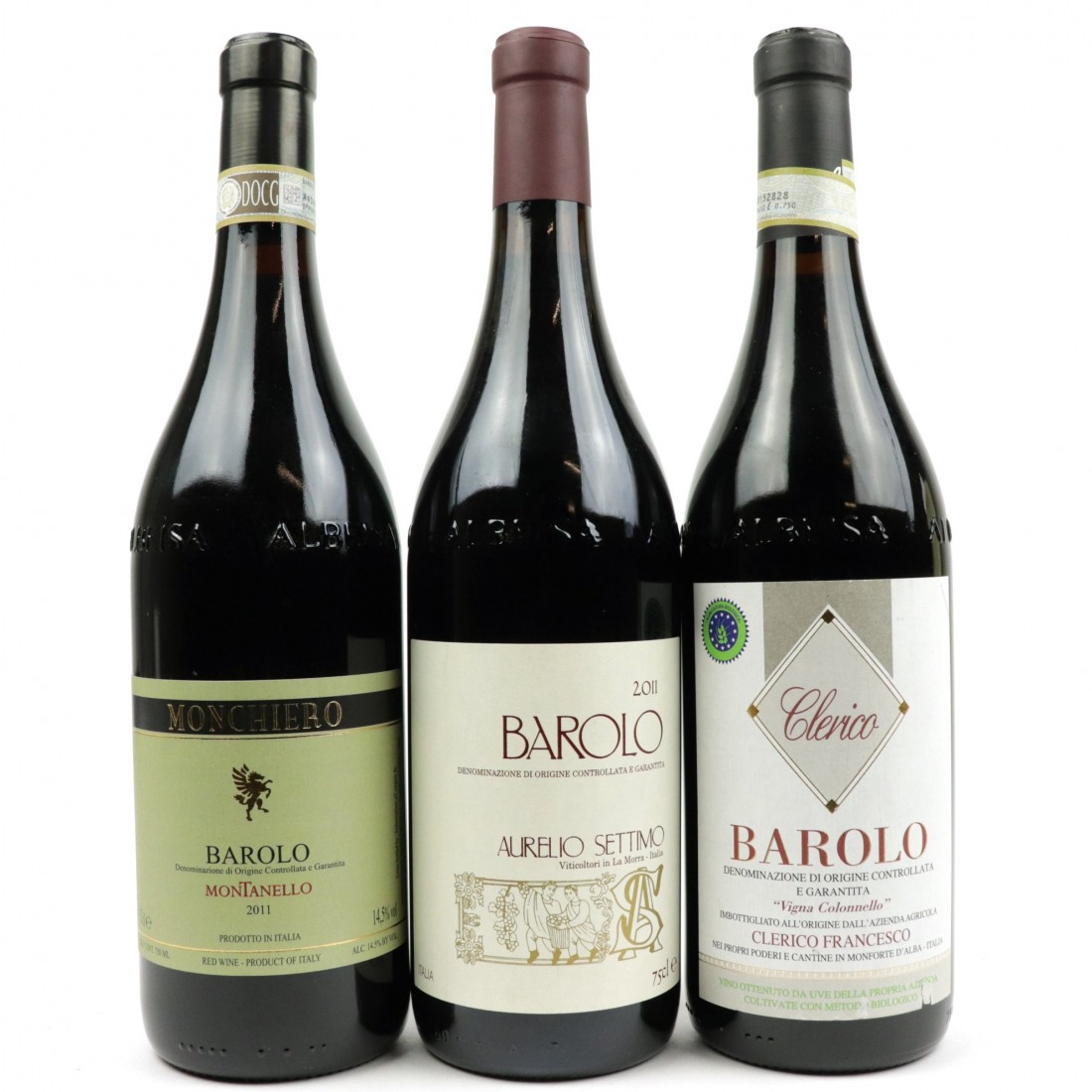 Assorted 2011 Barolo 3x75cl Wine Auctioneer