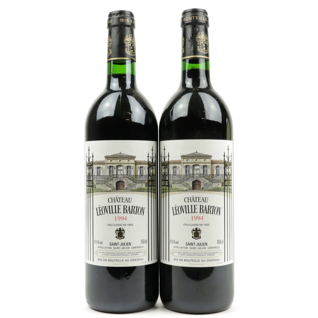 Ch. Leoville Barton 1994 StJulien 2emeCru 2x75cl Wine Auctioneer