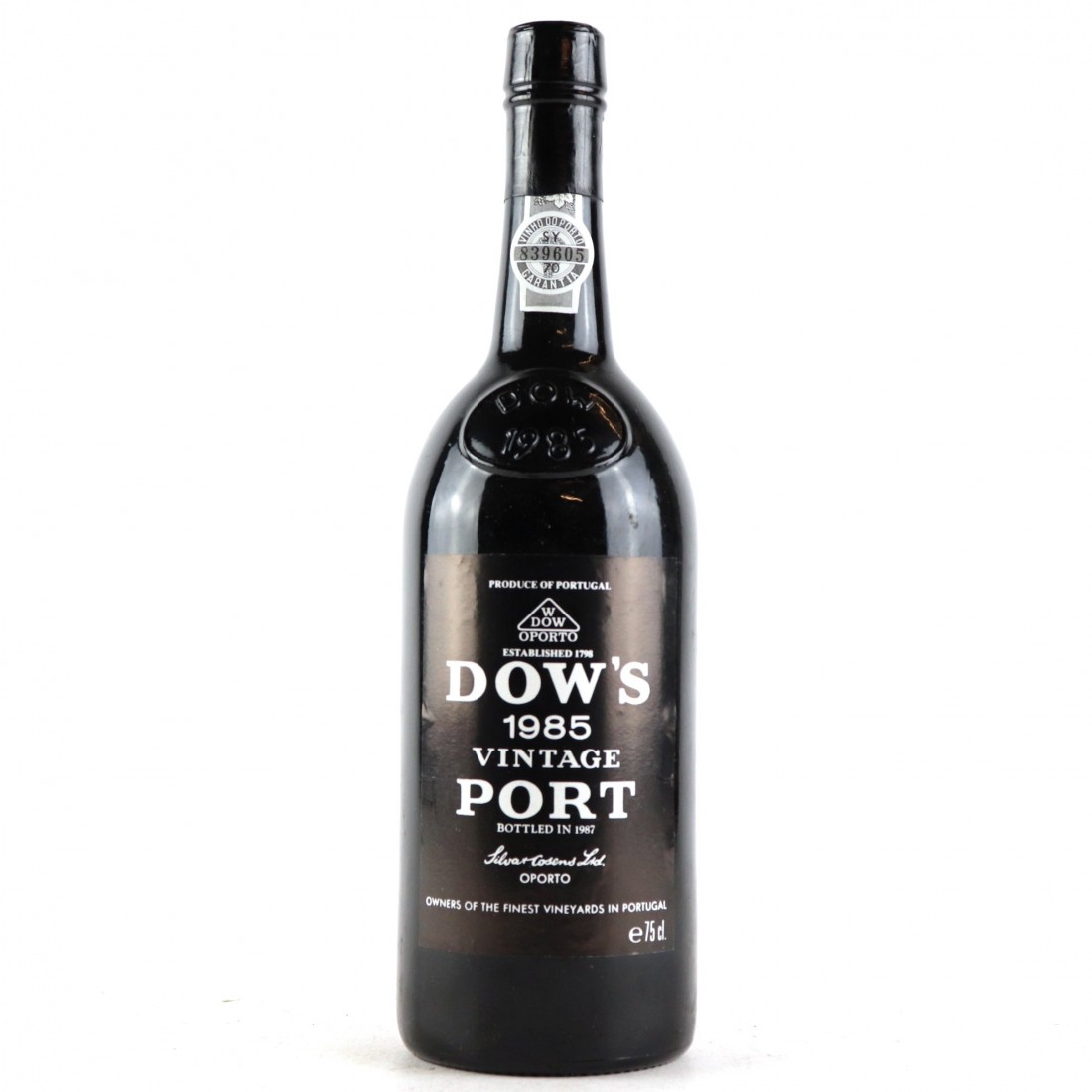 Dow's 1985 Vintage Port Wine Auctioneer