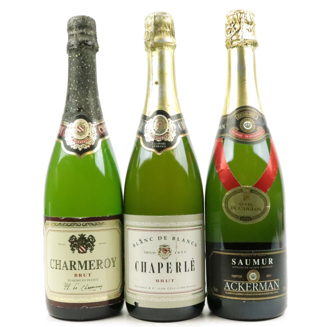 Assorted French Sparkling Wines 3x75cl Wine Auctioneer