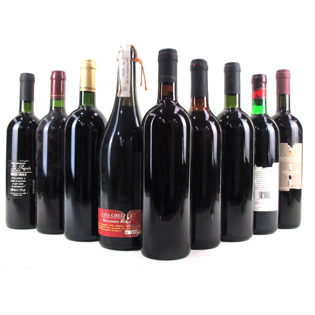 Assorted Italian Red Wines 9x75cl Wine Auctioneer