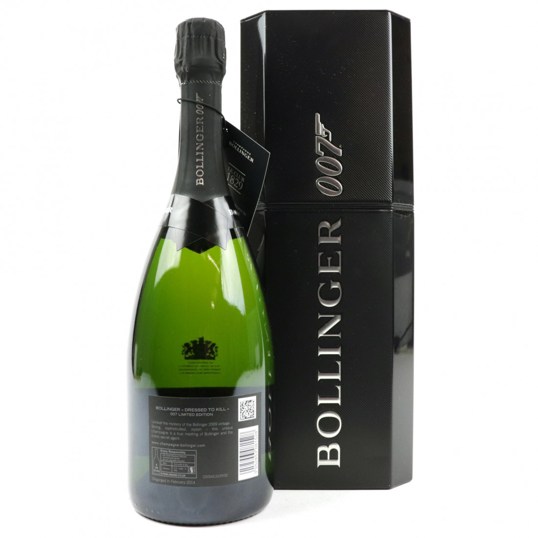 Bollinger 2009 Vintage Champagne / 007 Spectre Limited Edition Wine