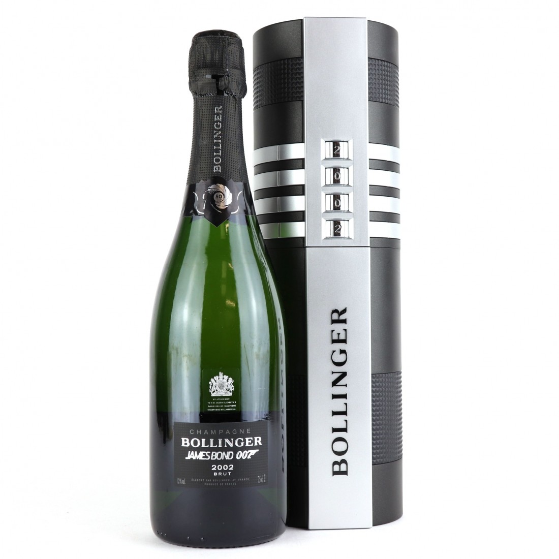 Bollinger 2002 Vintage Champagne / James Bond 007 Limited Edition