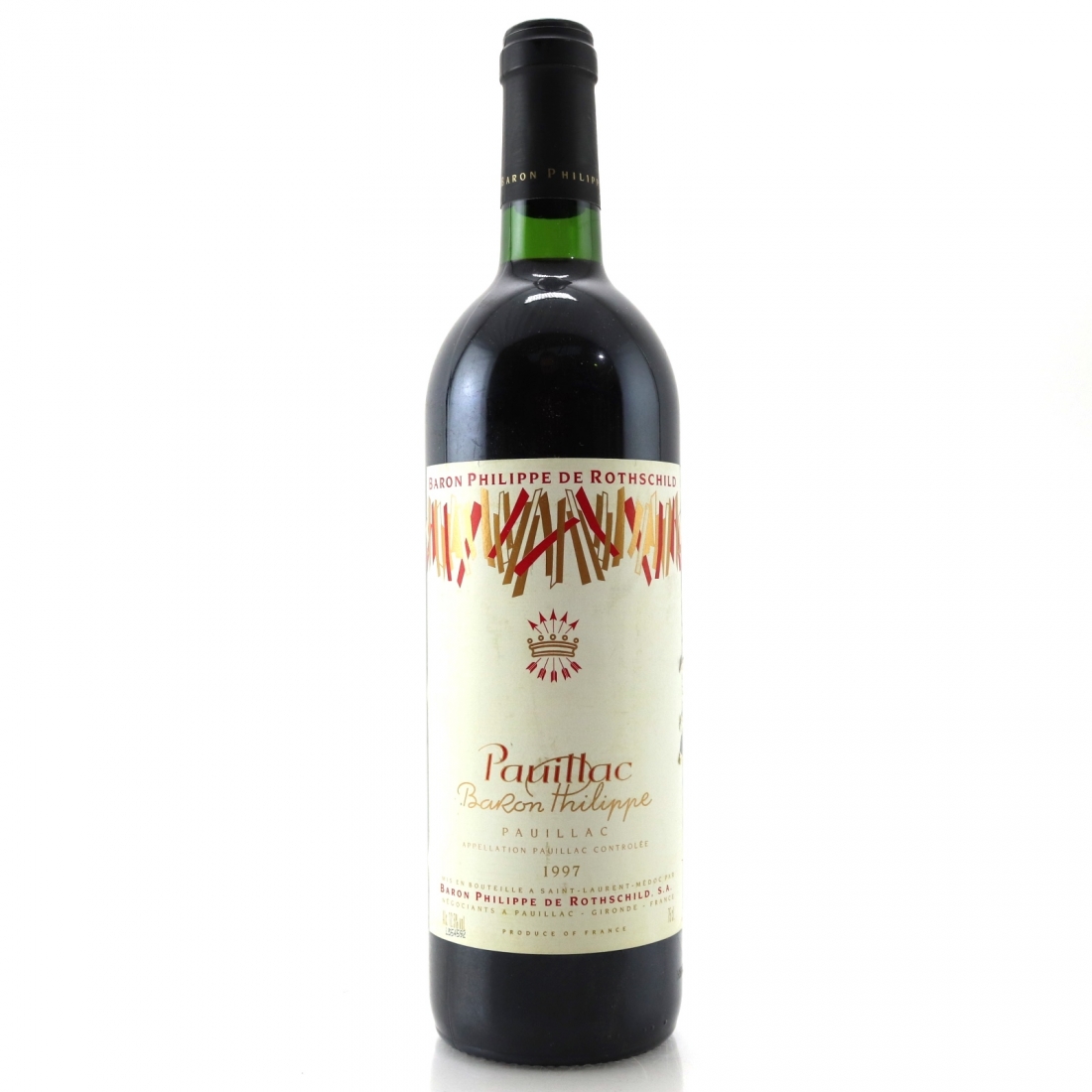 Baron Philippe De Rothschild 1997 Pauillac Wine Auctioneer
