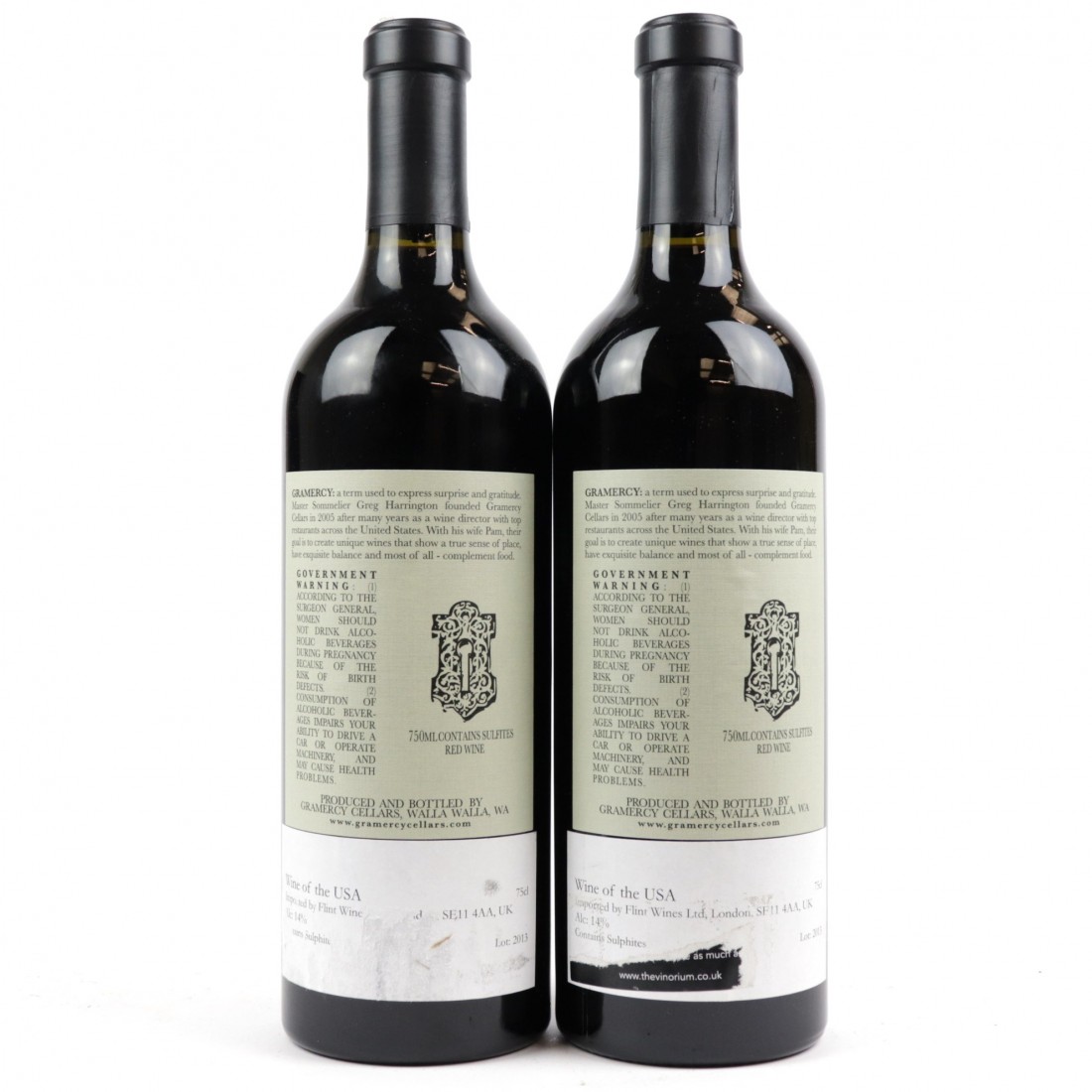 Gramercy Cellars Sauvignon Reserve 2013 Columbia Valley 2x75cl