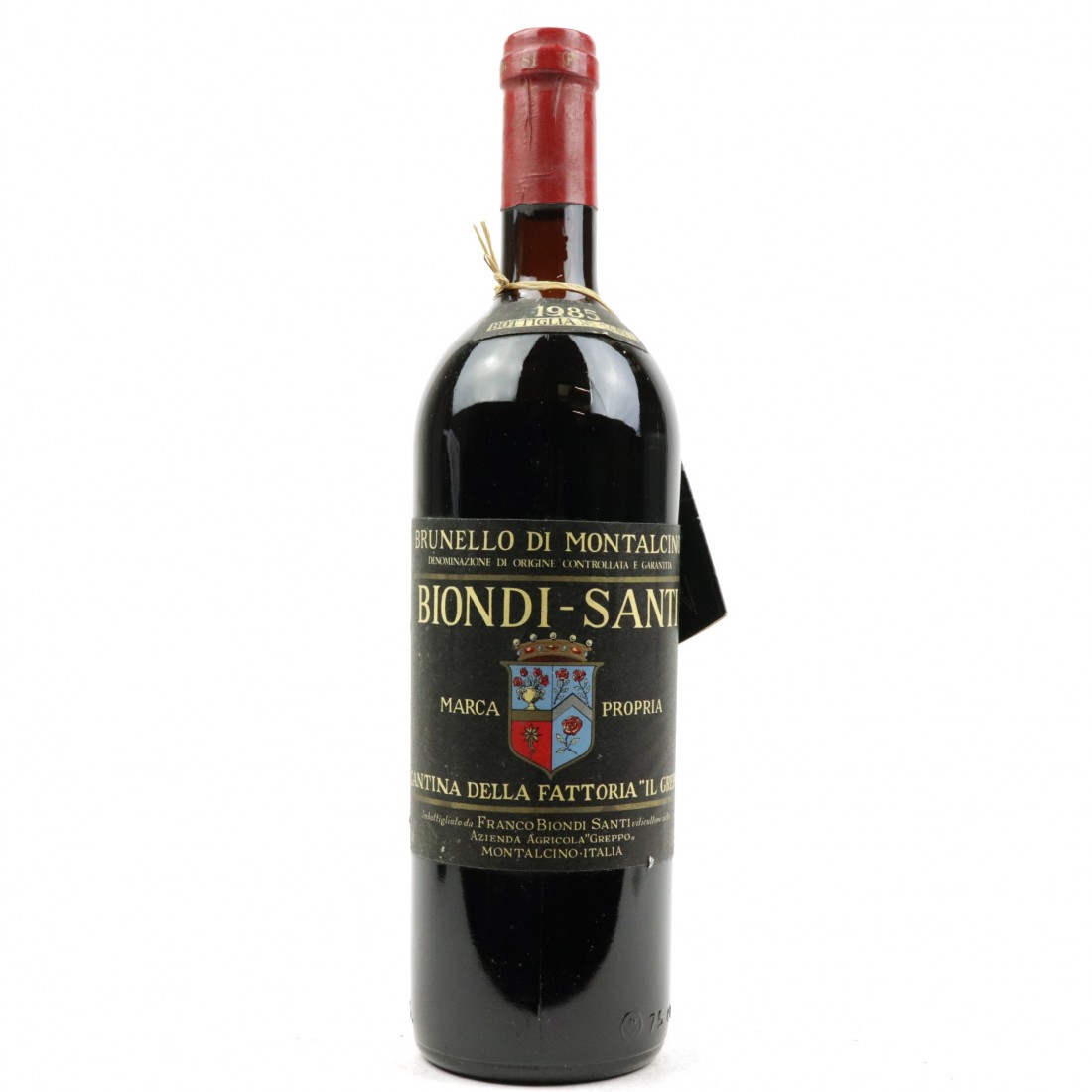 BiondiSanti 1985 Brunello di Montalcino Wine Auctioneer