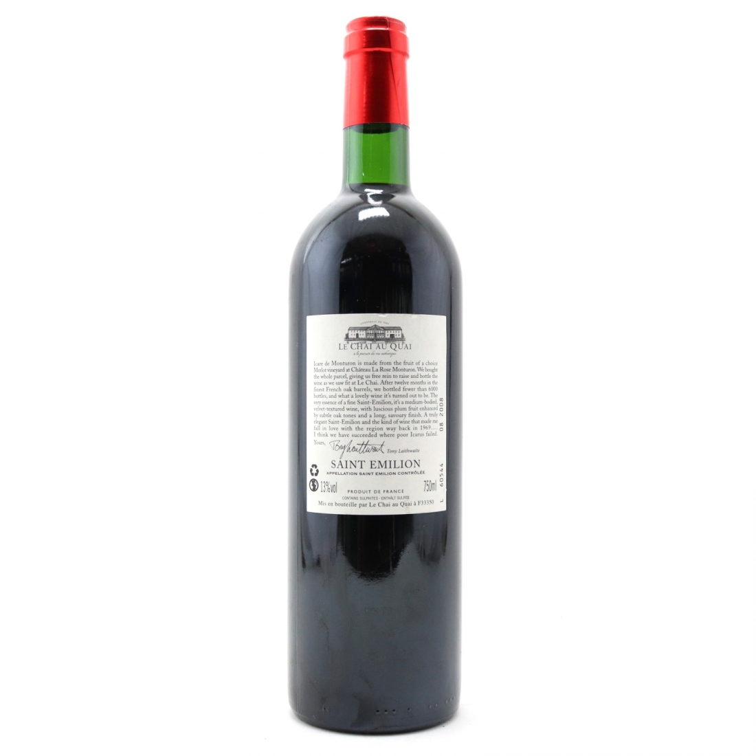 Icare De Monturon 2006 StEmilion Wine Auctioneer